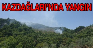 Kazdağları’nda yangın