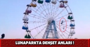 Lunaparkta dehşet anları !