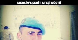 Mersin’e şehit ateşi düştü
