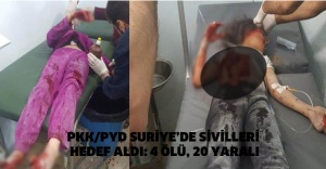 PKK/PYD Suriye’de sivilleri hedef aldı: 4 ölü, 20 yaralı