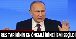 Rus tarihinin en önemli ikinci ismi seçildi