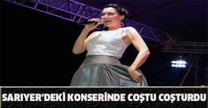 Sarıyer’deki konserinde coştu coşturdu