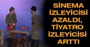 Sinema izleyicisi azaldı, tiyatro izleyicisi arttı