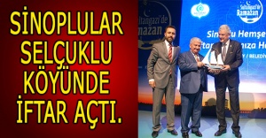 Sinoplular Selçuklu Köyünde iftar açtı.