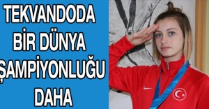Tekvandoda bir dünya şampiyonluğu daha