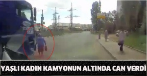 Yaşlı kadın kamyonun altında can verdi