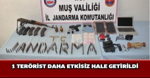 1 terörist daha etkisiz hale getirildi
