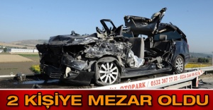 2 kişiye mezar oldu