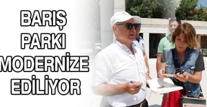 Barış Parkı modernize ediliyor