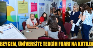 BEYGEM, ÜNİVERSİTE TERCİH FUARI’NA KATILDI