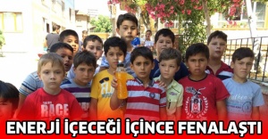 Enerji içeceği içince fenalaştı