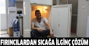 Fırıncılardan sıcağa ilginç çözüm