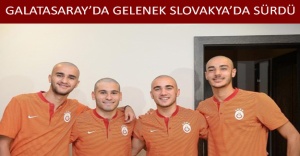 Galatasaray’da gelenek Slovakya’da sürdü