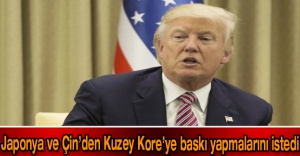 Japonya ve Çin’den Kuzey Kore’ye baskı yapmalarını istedi