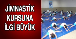 Jimnastik kursuna ilgi büyük