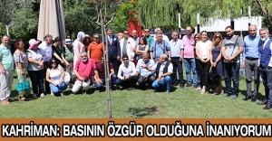 Kahriman: Basının özgür olduğuna inanıyorum