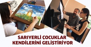 Sarıyerli çocuklar kendilerini geliştiriyor