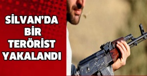 Silvan’da bir terörist yakalandı