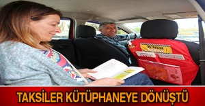 TAKSİLER KÜTÜPHANEYE DÖNÜŞTÜ