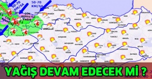 Yağış devam edecek mi ?