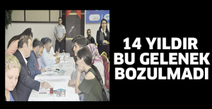 14 yıldır bu gelenek bozulmadı