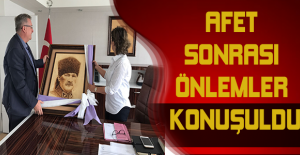 Afet sonrası önlemler konuşuldu