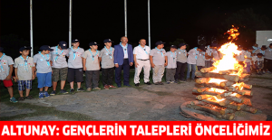 Altunay: Gençlerin talepleri önceliğimiz
