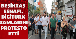 Beşiktaş esnafı, Digiturk zamlarını protesto etti