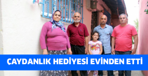 Çaydanlık hediyesi evinden etti