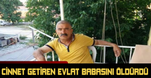 Cinnet getiren evlat babasını öldürdü