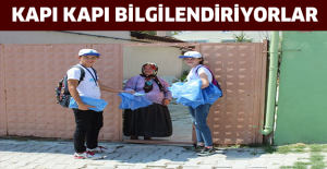 Kapı kapı bilgilendiriyorlar