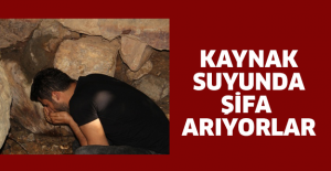 Kaynak suyunda şifa arıyorlar