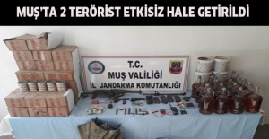 Muş’ta 2 terörist etkisiz hale getirildi