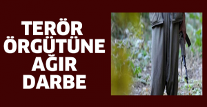 Terör örgütüne ağır darbe