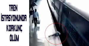 Tren istasyonunda korkunç ölüm