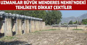 Uzmanlar Büyük Menderes Nehri’ndeki tehlikeye dikkat çektiler