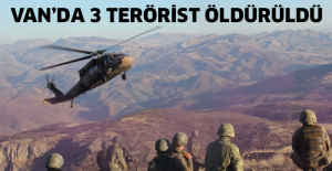 Van’da 3 terörist öldürüldü