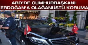 ABD’de Cumhurbaşkanı Erdoğan’a olağanüstü koruma