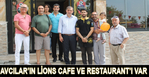 AVCILAR’IN LİONS CAFE VE RESTAURANT’I VAR