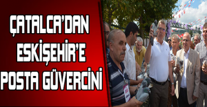Çatalca’dan Eskişehir’e posta güvercini