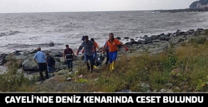 Çayeli’nde deniz kenarında ceset bulundu