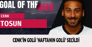 Cenk’in golü ’haftanın golü’ seçildi
