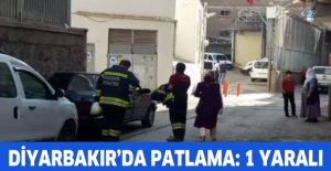 Diyarbakır’da patlama: 1 yaralı