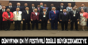 Dünya’nın en iyi festivali Ödülü Büyükçekmece’ye