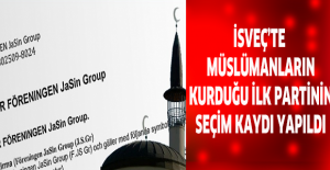 İsveç’te Müslümanların kurduğu ilk partinin seçim kaydı yapıldı
