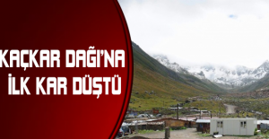 Kaçkar Dağı’na ilk kar düştü