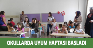 Okullarda ’Uyum Haftası’ başladı