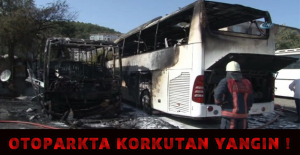 Otoparkta korkutan yangın !