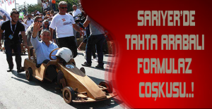 Sarıyer’de tahta arabalı Formulaz coşkusu..!