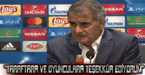 “Taraftara ve oyunculara teşekkür ediyorum”
